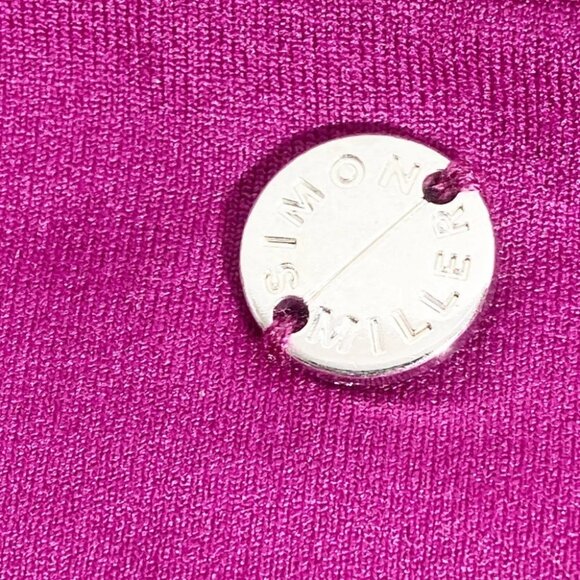 New SIMON MILLER AIX JERSEY TOP PLUM size M/L - Picture 6 of 7